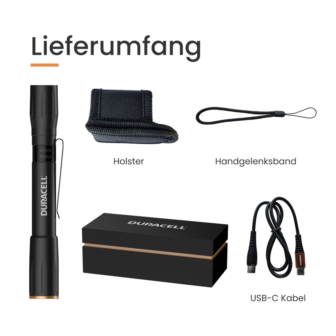 Duracell DF400R - 400 lm 1x10850 Stiftleuchte