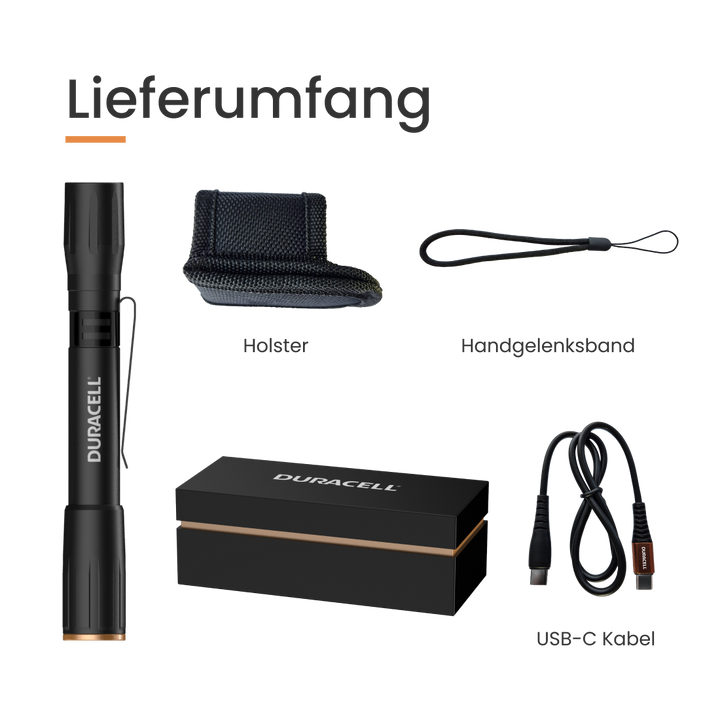 Duracell DF400R - 400 lm 1x10850 Stiftleuchte