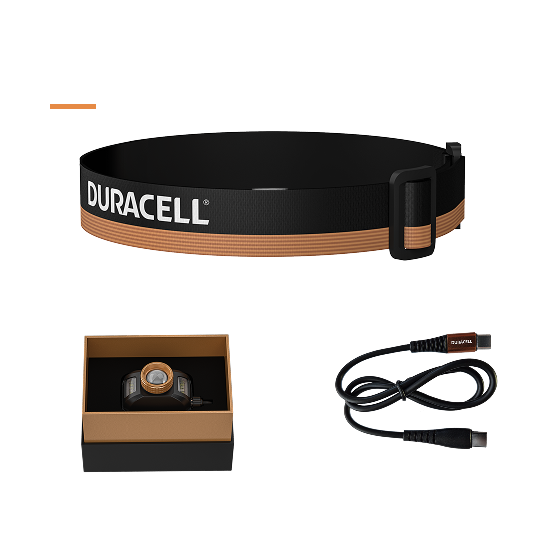 Duracell DH1500R - 1500 lm 1x18650 Stirnlampe