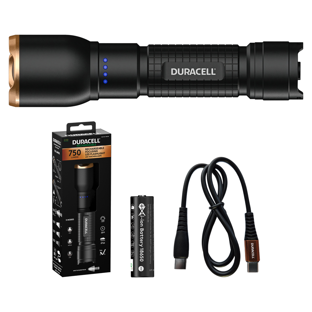 Duracell DF750R Taschenlampe 750 lm